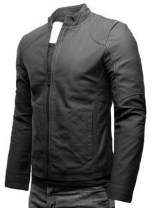 OEM Customized Design Motorbike Cow Skin Jacket Men's Winter <b>Stand</b> Collar Breathable Customized Logo Color Wholesale ODM Service - Product Image 6