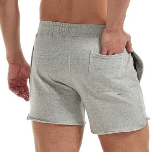 Custom Logo 100% Cotton Men's Shorts 345gsm Drawstring Sports Shorts <b>Fleece</b> <b>Joggers</b> Shorts Outdoor Casual Shorts for Men - Product Image 5