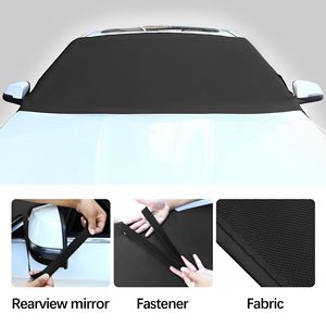 Funda Protectora Extra Grande para Parabrisas de 68.5" X 43", Impermeable, Contra Nieve, Hielo y Escarcha - Compatible con Coupé, Sedán y Camioneta - Product Image 5