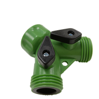 Connecteur rapide en plastique ABS à 2 voies pour l'irrigation des jardins, raccord en Y avec extrémité filetée, norme ANSI 3/4'', garantie de 2 ans