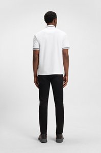 Polo à manches courtes en coton pour hommes, polo de golf à séchage rapide, chemise à manches courtes anti-humidité - Product Image 4