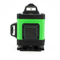 Niveau laser vert 4D 16 lignes 360° °   Niveau laser rotatif à lignes croisées auto-nivelant, kit complet d'outils de mesure