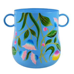Macetas Pintadas a Mano de Tendencia en la Industria, Hechas a Mano con Diseños Pintados a Mano de la Mejor Calidad, Macetas de Hierro para Interiores y Exteriores - Product Image 5