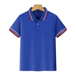 Nouveaux polos écologiques pour garçons et filles, uniforme scolaire, manches courtes, col teint en fil, piqué, t-shirts de golf pour enfants - Product Image 6