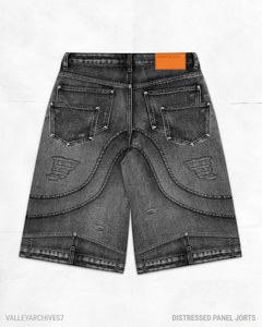 Shorts de Mezclilla Personalizados de Marca Privada, Personalización de Tela, Corte, Longitud, Color, Lavado y Costuras, Todo Personalizable Según Sus Necesidades - Product Image 2