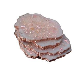 MOLDES Posavasos de resina de lujo hechos a mano Almohadillas cuadradas de colores personalizables para juego de mesa de alfombrilla de cocina al mejor precio - Product Image 1