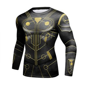 Custom Printing Rash Guard Gym Training <b>Compression</b> <b>Shirt</b> Premium Activewear Manufacturer Bulk Supply - Product Image 3
