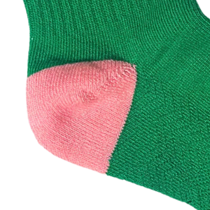 Calcetines Deportivos AKA, Color Verde, Rosa y Blanco, Mezcla de Algodón, Estilo Casual, Medios, Acanalados, Suaves, Transpirables y Cómodos para Uso Diario - Product Image 6