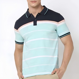 เสื้อโปโลชาย ทันสมัย ระบายอากาศได้ดี เหมาะสำหรับใส่ลำลองหรือเป็นทางการ ราคาถูก รับผลิตแบบ OEM ลายเรียบ - Product Image 2