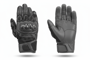 Gants de moto robustes en matériau personnalisé, protection des articulations renforcée, respirants, antidérapants, gants de moto à doigts entiers - Product Image 4