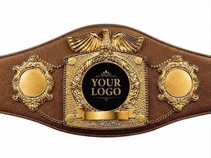 Cinturón de Campeón de Boxeo Personalizado, Cinturón de Campeonato de Cuero y Latón Personalizado, Cinturón de Boxeo de Cuero Personalizado para UFC, Lucha Libre, Deportes de Artes Marciales Mixtas - Product Image 2