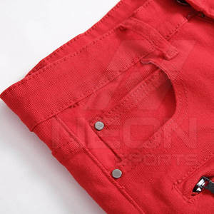 Shorts en jean sur mesure, nouveau style, couleur unie, fabriqués au Pakistan, avec fermeture éclair et boutons, pour hommes - Product Image 3