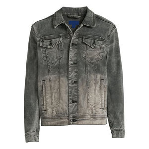 Nouvelle veste en jean élégante pour homme, en coton de qualité supérieure, style décontracté, personnalisable, vente en gros et vêtement d'extérieur en denim - Product Image 2