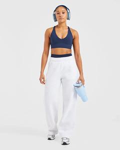 Pantalon large décontracté en polaire pour femme, idéal hiver et automne, style sport ample, coupe droite, pour l'extérieur - Product Image 4