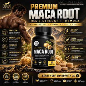 Elma Food Halal Maca Root Extract Supplement 60-count Chewable <b>Tablets</b> Men Energy Support <b>Metabolism</b> Circulation GMP HACCP - Product Image 1