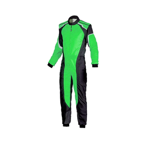 Combinaison de course moto pour homme, manches longues, vert et noir, respirante, pour toutes les saisons - Product Image 4