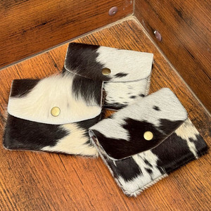 Portefeuille en cuir de luxe porte-cartes dame porte-monnaie véritable cuir de vachette Mini pochette pour cartes de crédit créateur de mode cadeau sacs à main - Product Image 5