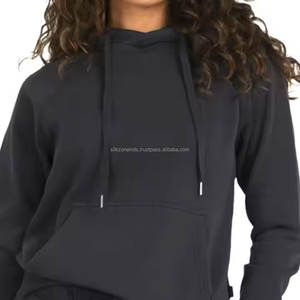 Personalizado OEM Mujeres Sudadera con capucha de manga larga conjunto Casual Pullover Sudadera para la temporada de invierno - Product Image 3