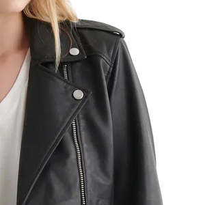 Chaqueta de Piel de Oveja Genuina para Mujer, Diseño Clásico Simple, Ligera, Chaqueta de Moda para Invierno - Product Image 5