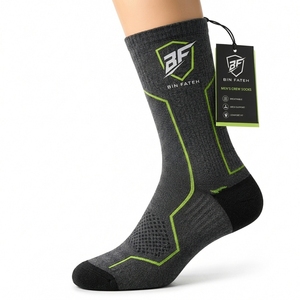 Men's <b>Socks</b> 100% Waterproof Breathable Men's Crew Dress <b>Socks</b> Anti-Slip <b>Winter</b> Knitted Solid Pattern Men's <b>Socks</b> With OEM - Product Image 6
