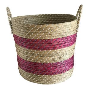 Vietnam Handwoven Seagrass <b>Rectangle</b> <b>Basket</b> Customizable Color Shape for Laundry <b>Storage</b> Home Decor Wholesale Cloths Containing - Product Image 5