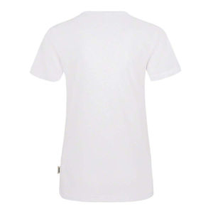 Camiseta Deportiva de Verano con Cuello en V, 100% Algodón, Logotipo Personalizado, Transpirable, Ecológica, de Secado Rápido, para Gimnasio, para Mujer, Venta al Por Mayor - Product Image 3