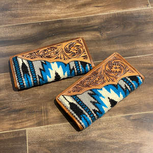 กระเป๋าคลัทช์หนังสะพายข้างสำหรับผู้หญิง, สินค้ามาใหม่ Western Aztec กระเป๋าคลัทช์หนังพับได้หลายแบบไม่เหมือนใคร - Product Image 5