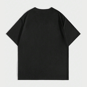 T-shirt décontracté pour homme, coupe classique, 100 % coton tricoté, col rond, imprimé araignée tendance, idéal pour Halloween - Product Image 6