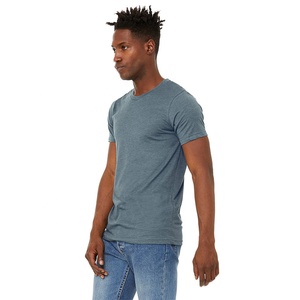 Bella+ผ้าใบ3301 UNISEX Sweeled TEEบุรุษขายส่งเสื้อผ้าHeather Kellyเสื้อT-Breathable DTGเสื้อหนังJersey TEE - Product Image 5