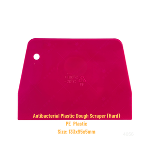 Espátula de Plástico para Masa, Color Rosa Intenso, Herramienta Multiusos para Repostería, Cortador de Masa para Pan y Repostería - Product Image 3