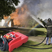 Système de lutte contre l'incendie de 400 L avec réservoir en plastique portable
