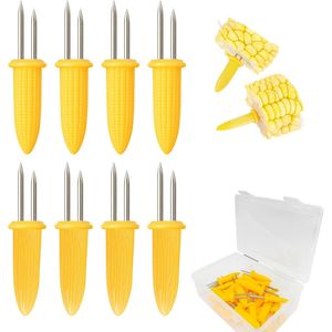 ที่ยึดฝักข้าวโพด 30 ชิ้น สำหรับใช้ในบ้านและปิ้งย่าง สำหรับย่างข้าวโพดและข้าวโพดติดฝัก - Product Image 1