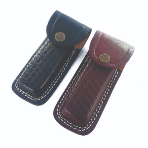 Handmade Leather Pouch For Folding Knives Premium Leather Belt Pouch Handmade Knife Holder Protective Case For Camping - Product Image 6