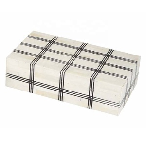 Nuevo Estuche Moderno Rectangular con Incrustaciones de Hueso para Joyas, Organizador Decorativo, Precio al por Mayor - Product Image 4