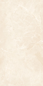 Azulejos de Porcelana Brillante con Efecto Mármol Clobber Beige de 600x1200 mm, Azulejos de Piso y Pared con Aspecto de Piedra Beige Premium para Sala de Estar - Product Image 2