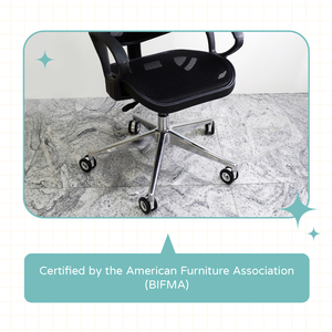 Pieds de base de chaise en fer durable 350mm Design 5 étoiles Support de remplacement universel pour chaises de bureau Tabourets de bar Meubles de salon - Product Image 3