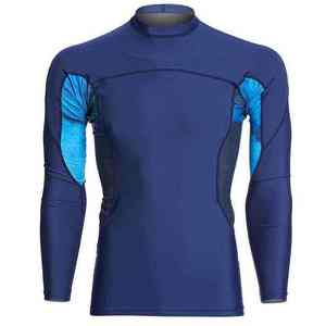 Camisetas de Compresión Ecológicas para Hombre, para Gimnasio y Fitness, de Poliéster y Algodón, de Secado Rápido, Transpirables, de Manga Larga, Tallas y Colores Personalizables - Product Image 1
