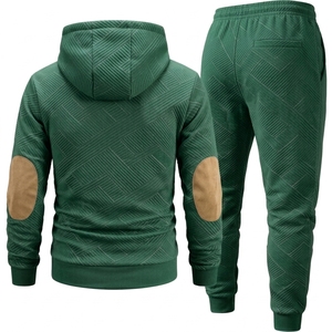 Conjunto Deportivo Informal para Hombre, Sudadera con Capucha y Pantalones Jogger, Dos Piezas, Ropa Deportiva Personalizada - Product Image 3