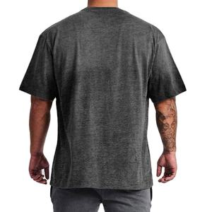 T-shirt pour homme, style streetwear, dernière mode, 100% coton, coupe classique, séchage rapide, design personnalisé OEM, vente en gros - Product Image 5