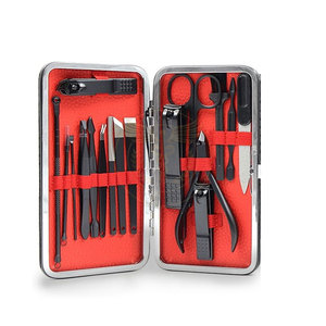 Stainless Steel <b>Nail</b> Care Manicure Pedicure <b>Kit</b> Grooming Tool Set for Salon Travel and Home Use Wholesale Made in Pakistan - Product Image 3