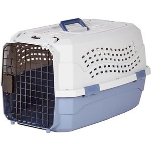 Trasportino Robusto Portatile a 2 Porte Rigido per Animali Domestici con Apertura Superiore, Ventilazione Sicura, Maniglia e Ingresso Frontale Superiore per Cani e Gatti - Product Image 1