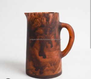 Modern Luxury Epoxy Resin Tea <b>Mug</b> Handle Polished <b>Marble</b> Pattern Sustainable Water Tea Pots Kettles Tankard Parties Classic - Product Image 3