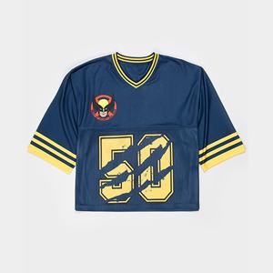 T-shirt en coton tricoté Boxy imprimé personnalisé pour hommes Streetwear 3D maillot de sport rétro vintage délavé été décontracté solide - Product Image 3