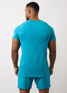 Camiseta Deportiva Personalizada con Logotipo para Hombre, Transpirable, de Secado Rápido, para Gimnasio, Fitness, Deportes, 100% Algodón, para Correr, Entrenamiento, Ecológica - Product Image 6