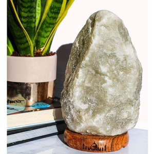 Lampes en sel gris de l'Himalaya, grises, sculptées à la main, artisanat naturel, décorations pour la maison, lampe en sel de l'Himalaya, OEM. - Product Image 6