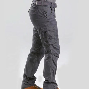 Pantalon cargo sportif pour hommes grandes tailles, respirant, coupe ample, taille mi-haute, de haute qualité, en vente - Product Image 3