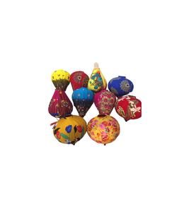 Fábrica de Vietnam, lámpara de pintura de seda de bambú para fiesta al aire libre, boda, cumpleaños, decoración colgante, jardín, artesanías de bambú - Product Image 2