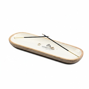 Elegante Porta Incienso Árabe Hecho a Mano de Madera con Recolector de Ceniza para Meditación en Ramadán y Decoración del Hogar - Product Image 5