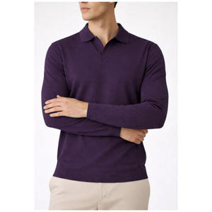 Polo homme à manches courtes en tissu tricoté, logo et impression personnalisés - Product Image 4