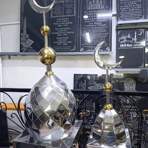 Decoración de Lujo Luna y Estrella para Mezquita, Ramadán, a Precio Económico, Creciente Chapada en Oro, Mini, de Alta Calidad, Superventas - Product Image 2